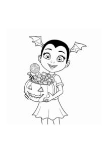 Desenho de Vampirina Desenho Colorir Imprimir 14