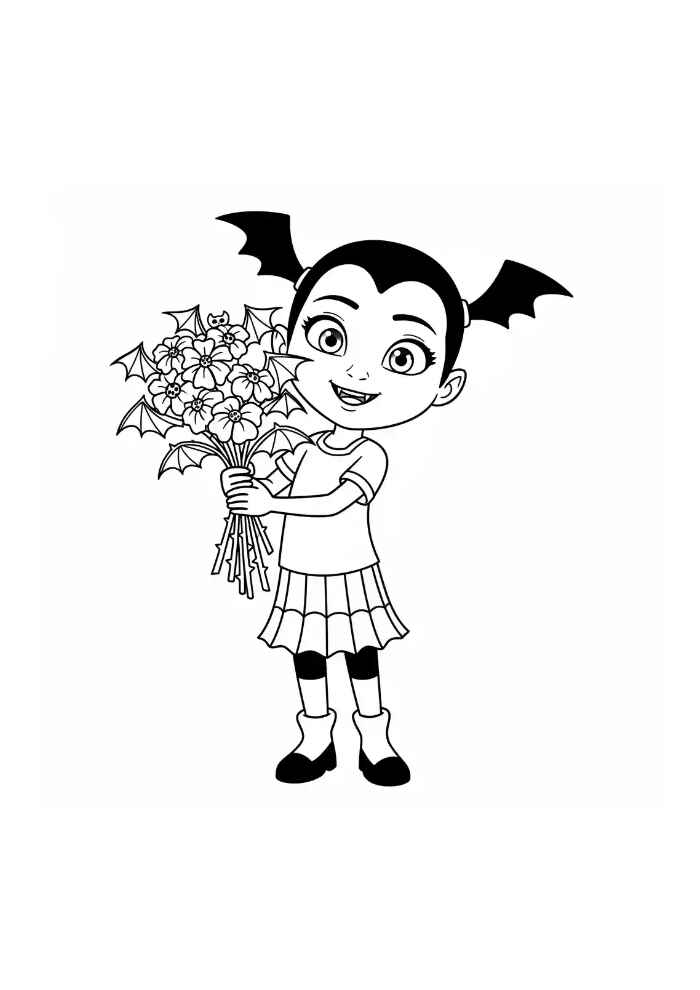 Desenho de Vampirina Desenho Colorir Imprimir 15