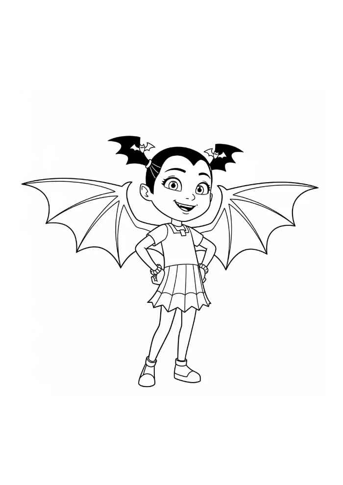 Desenho de Vampirina Desenho Colorir Imprimir 16