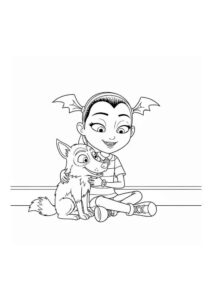 Desenho de Vampirina Desenho Colorir Imprimir 19