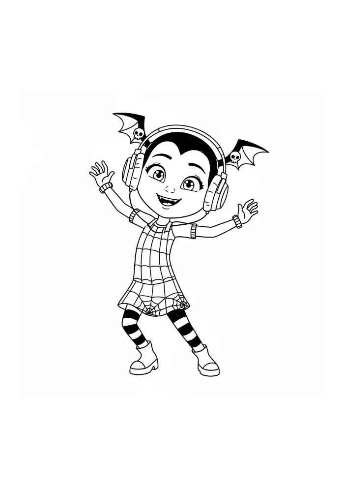 Desenho de Vampirina Desenho Colorir Imprimir 20