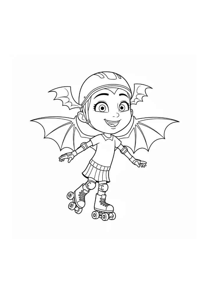 Desenho de Vampirina Desenho Colorir Imprimir 24