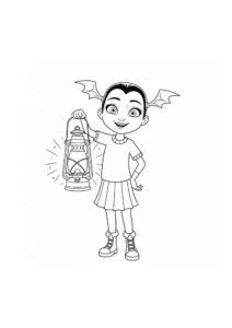 Desenho de Vampirina Desenho Colorir Imprimir 25