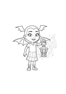 Desenho de Vampirina Desenho Colorir Imprimir 26