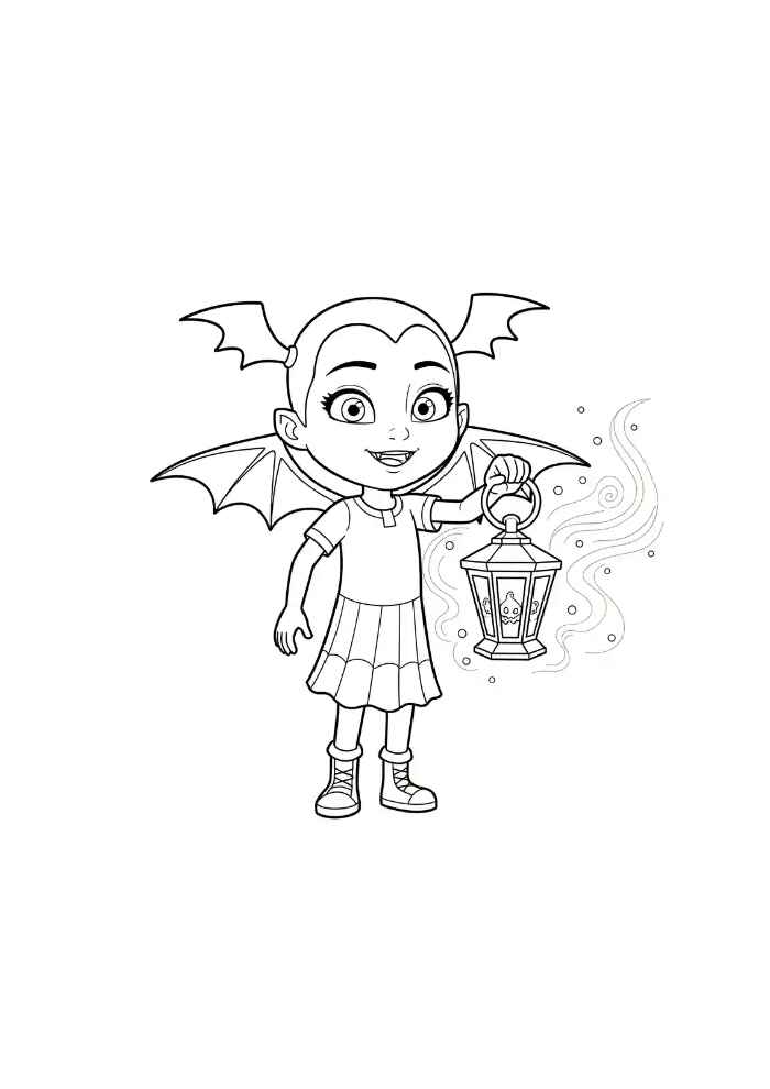 Desenho de Vampirina Desenho Colorir Imprimir 26
