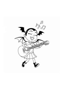 Desenho de Vampirina Desenho Colorir Imprimir 28