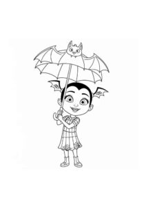 Desenho de Vampirina Desenho Colorir Imprimir 32