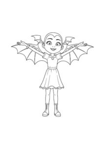 Desenho de Vampirina Desenho Colorir Imprimir 38