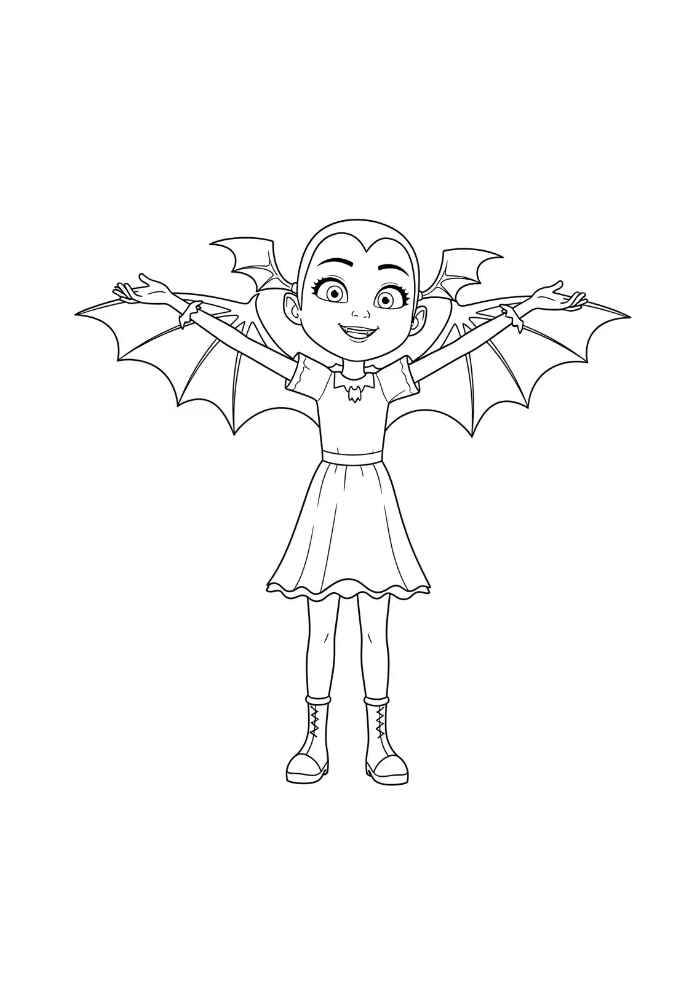 Desenho de Vampirina Desenho Colorir Imprimir 38
