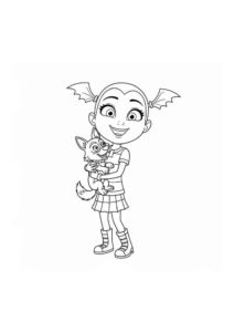 Desenho de Vampirina Desenho Colorir Imprimir 39