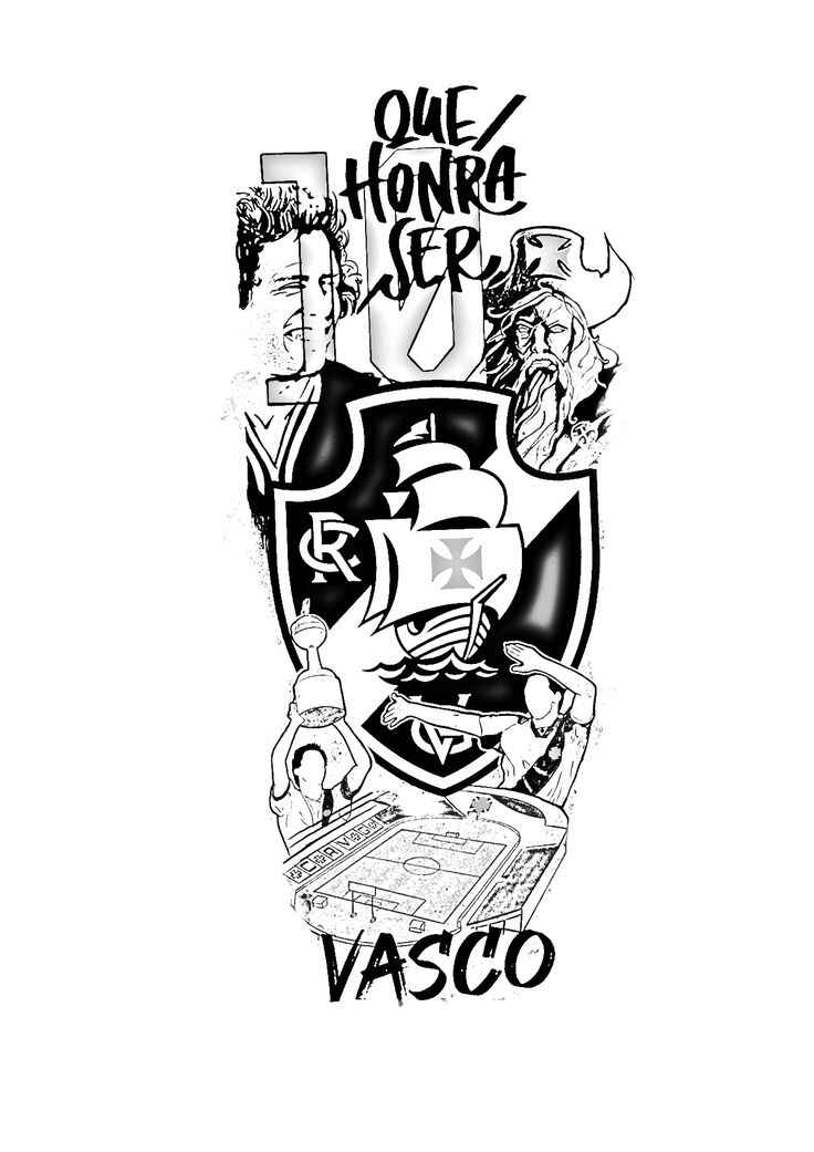 Desenho de Vasco Desenho Colorir Imprimir 01