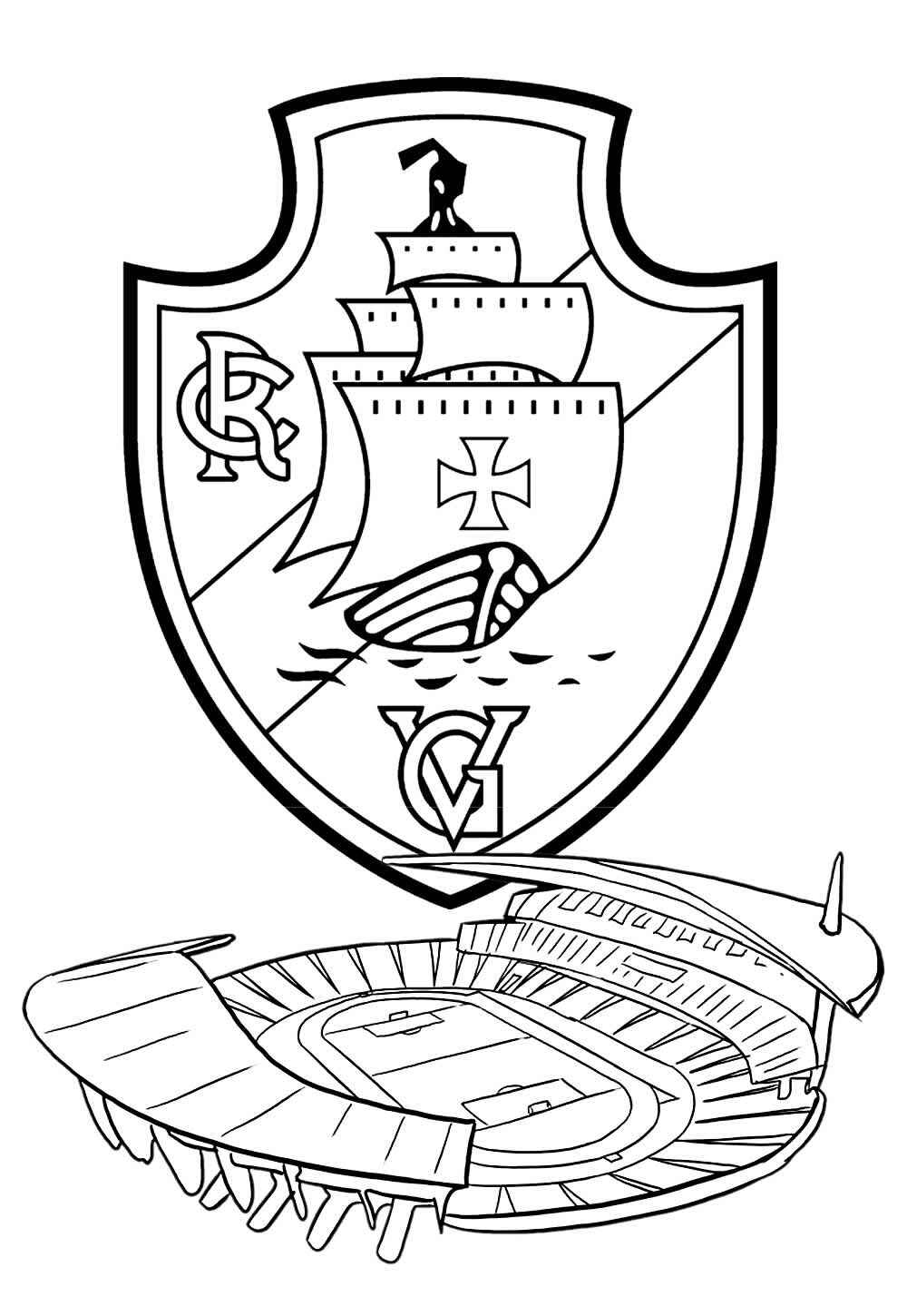 Desenho de Vasco Desenho Colorir Imprimir 09