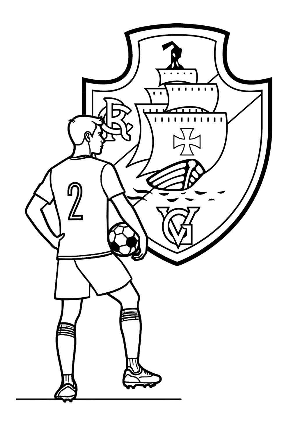 Desenho de Vasco Desenho Colorir Imprimir 10