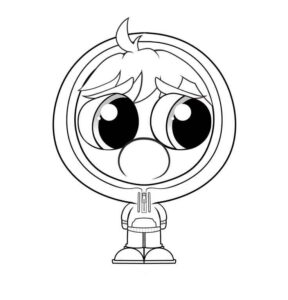 Desenho de Vergonha Divertidamente Desenho Colorir Imprimir 2