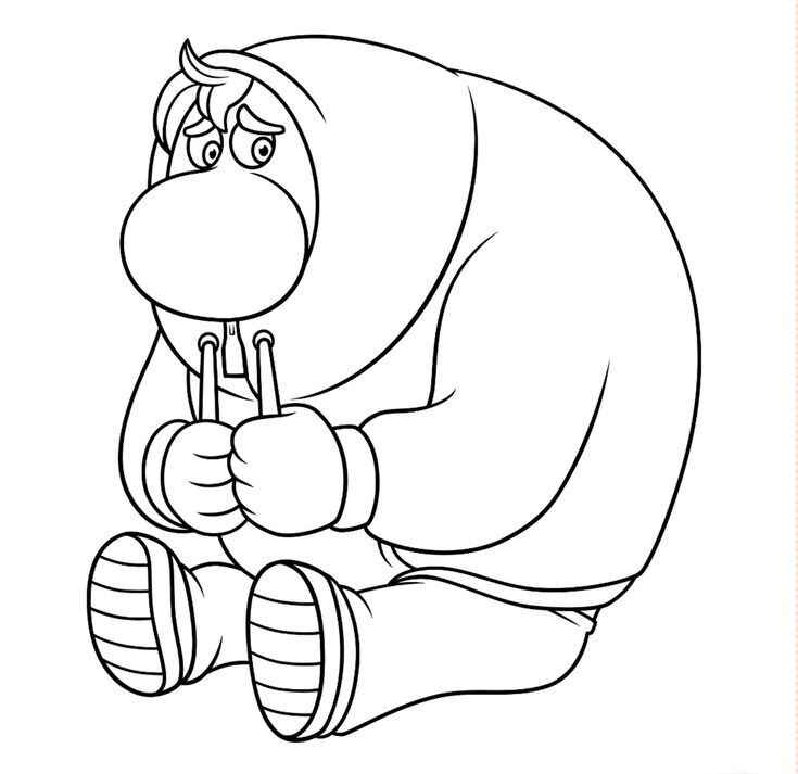 Desenho de Vergonha Divertidamente Desenho Colorir Imprimir 3