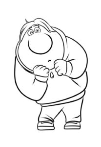 Desenho de Vergonha Divertidamente Desenho Colorir Imprimir 6