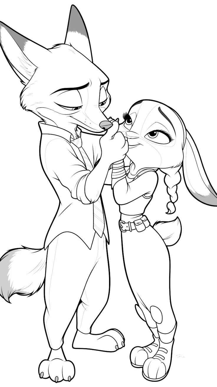 Desenho de Zootopia Desenho Colorir Imprimir 13