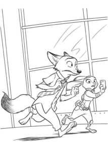 Desenho de Zootopia Desenho Colorir Imprimir 22