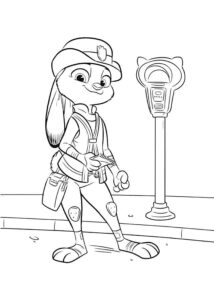 Desenho de Zootopia Desenho Colorir Imprimir 30