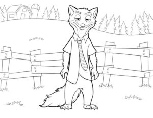Desenho de Zootopia Desenho Colorir Imprimir 35
