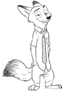 Desenho de Zootopia Desenho Colorir Imprimir 37