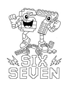 Desenho de 67 Six Seven Desenho Colorir Imprimir 02