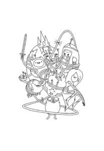 Desenho de A Hora De Aventura Desenho Colorir Imprimir 09