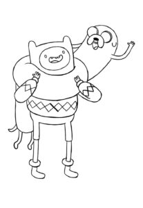 Desenho de A Hora De Aventura Desenho Colorir Imprimir 14