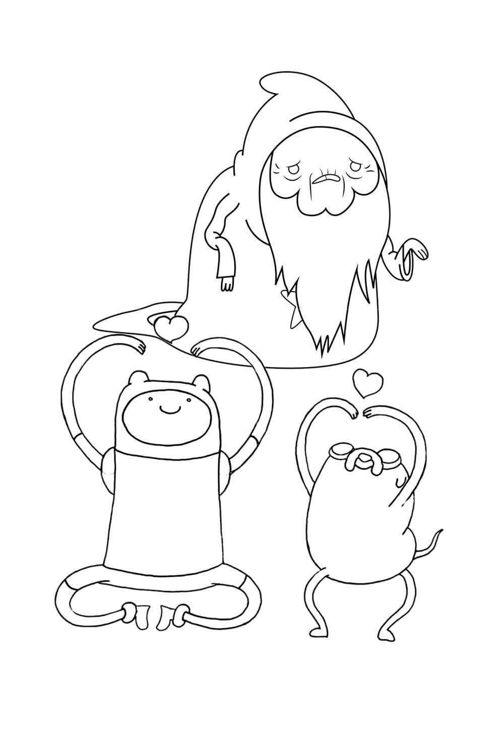 Desenho de A Hora De Aventura Desenho Colorir Imprimir 24