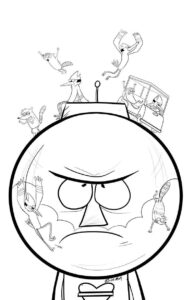 Desenho de Apenas Um Show Desenho Colorir Imprimir 02