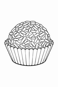 Desenho de Brigadeiro Desenho Colorir Imprimir 03