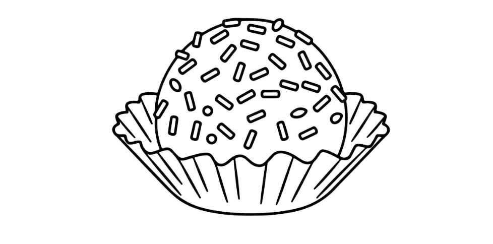 Desenho de Brigadeiro Desenho Colorir Imprimir 04