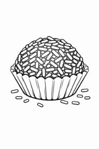 Desenho de Brigadeiro Desenho Colorir Imprimir 05
