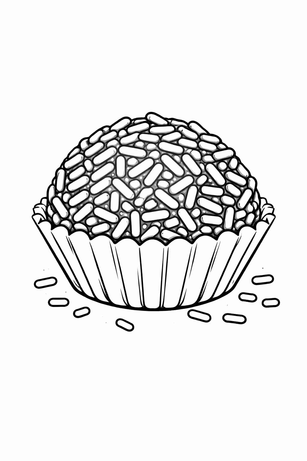 Desenho de Brigadeiro Desenho Colorir Imprimir 05