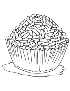 Desenho de Brigadeiro Desenho Colorir Imprimir 08