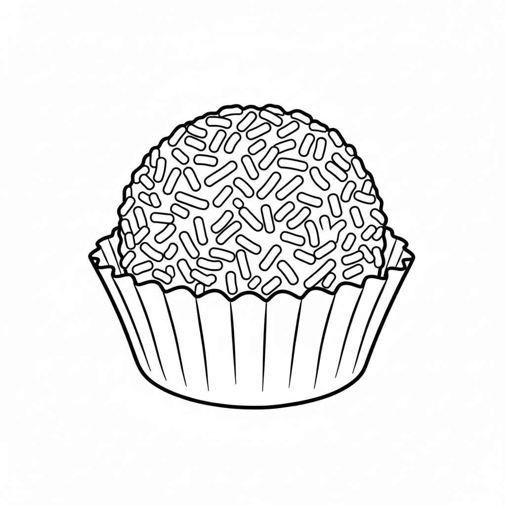 Brigadeiro Desenho Colorir Imprimir 16