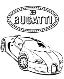 Desenho de Bugatti Desenho Colorir Imprimir 18