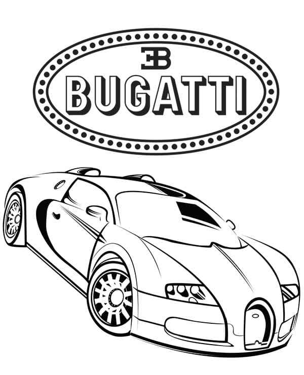 Desenho de Bugatti Desenho Colorir Imprimir 18