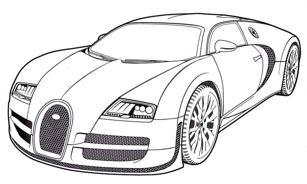 Desenho de Bugatti Desenho Colorir Imprimir 20