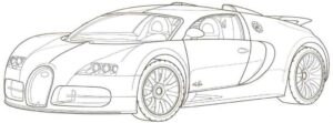 Desenho de Bugatti Desenho Colorir Imprimir 21
