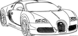 Desenho de Bugatti Desenho Colorir Imprimir 22