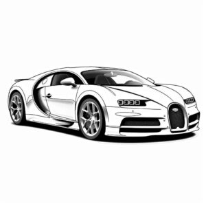 Desenho de Bugatti Desenho Colorir Imprimir 25