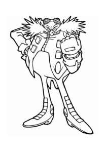 Desenho de Doutor Ivo Robotnik Desenho Colorir Imprimir 02