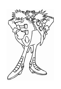 Desenho de Doutor Ivo Robotnik Desenho Colorir Imprimir 03
