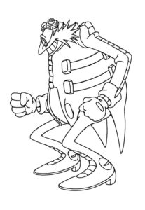 Desenho de Doutor Ivo Robotnik Desenho Colorir Imprimir 08