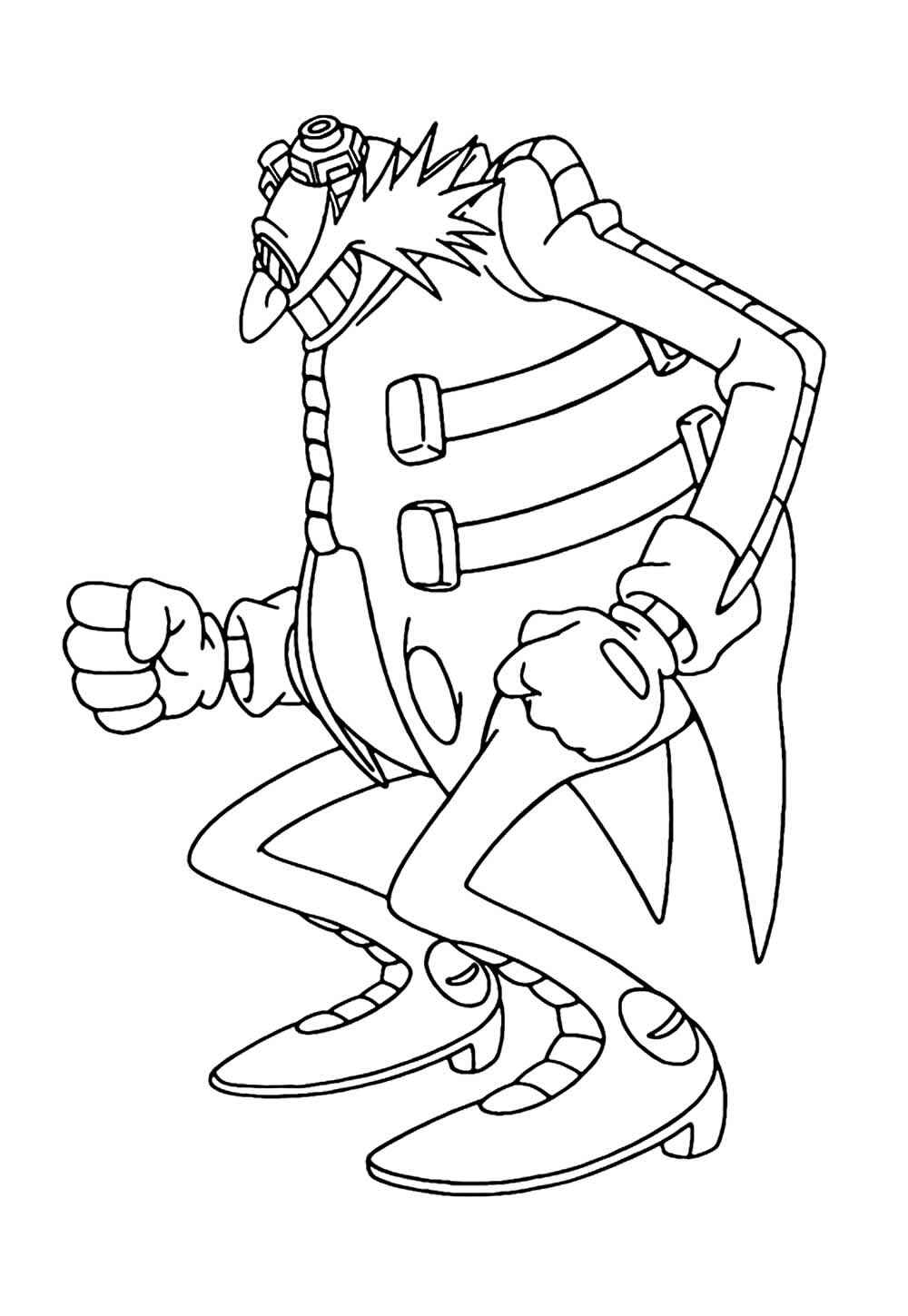 Desenho de Doutor Ivo Robotnik Desenho Colorir Imprimir 08