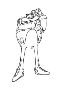 Desenho de Doutor Ivo Robotnik Desenho Colorir Imprimir 10