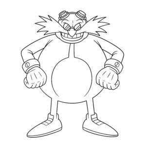 Desenho de Doutor Ivo Robotnik Desenho Colorir Imprimir 13