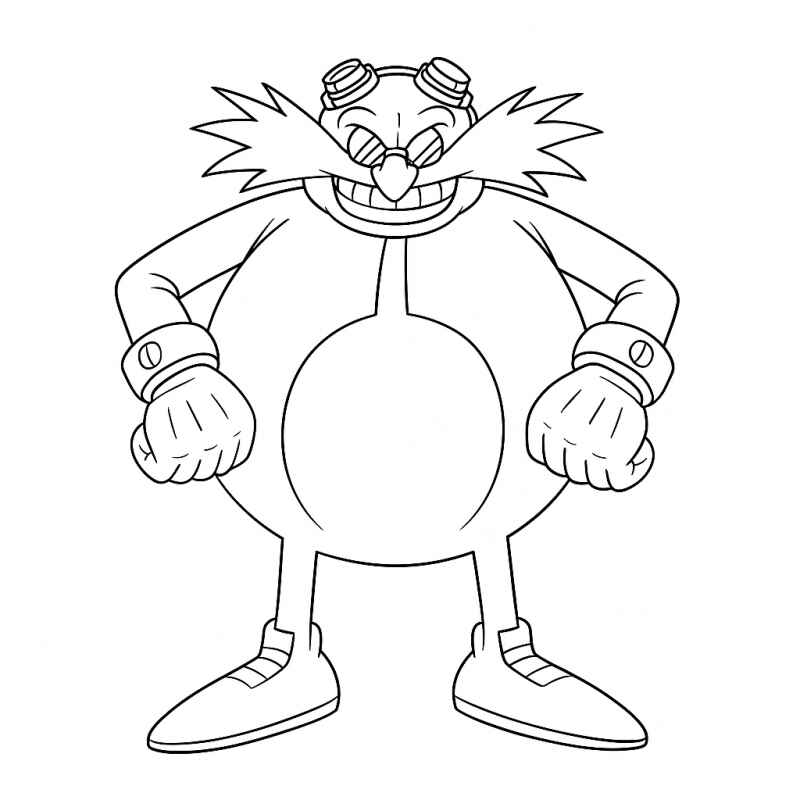 Desenho de Doutor Ivo Robotnik Desenho Colorir Imprimir 13