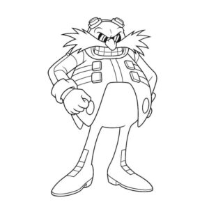 Desenho de Doutor Ivo Robotnik Desenho Colorir Imprimir 15